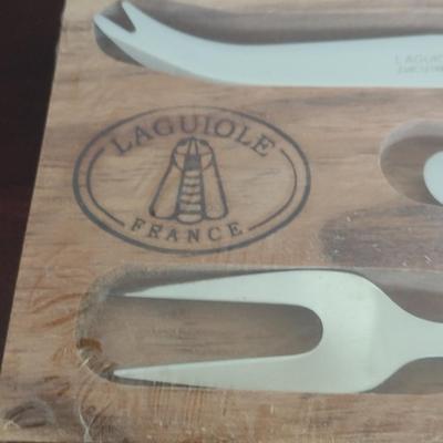 Laguiole France Three Piece Cheese Knife Set- New in Box