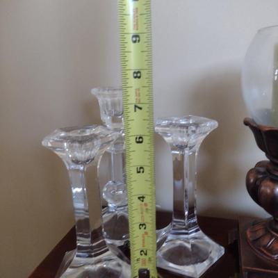 Collection of Candles and Candle Holders