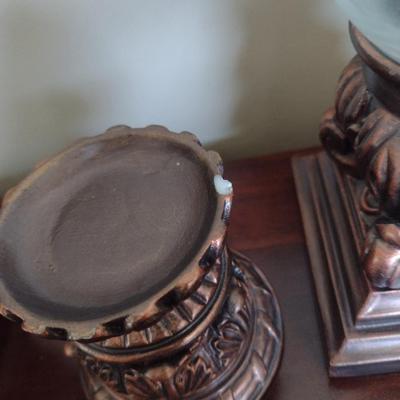 Collection of Candles and Candle Holders