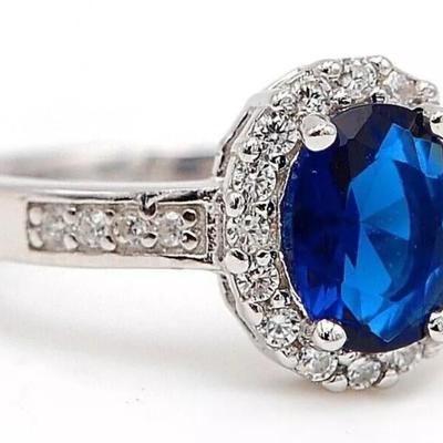 Blue Sapphire and Topaz