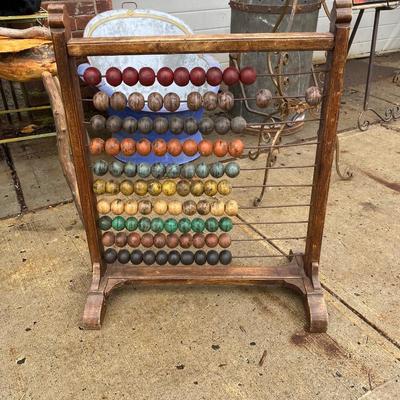 Vintge Over-sized Large Abacus