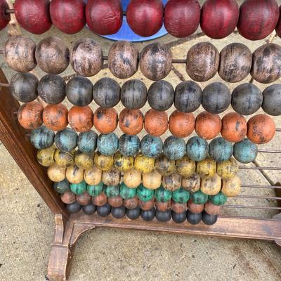Vintge Over-sized Large Abacus