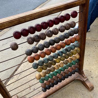 Vintge Over-sized Large Abacus