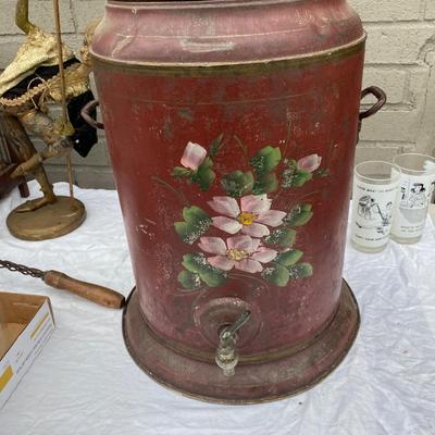Vintage Victorian Tole Water Dispenser