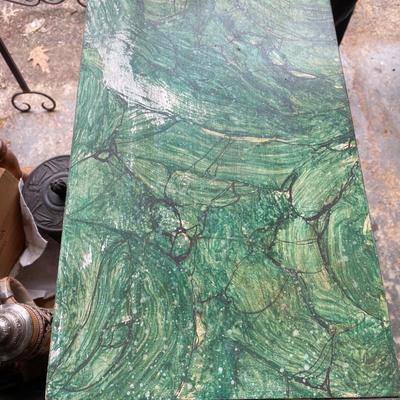 Italian Small 2-Drawer Painted Trompe L'oeil Chest