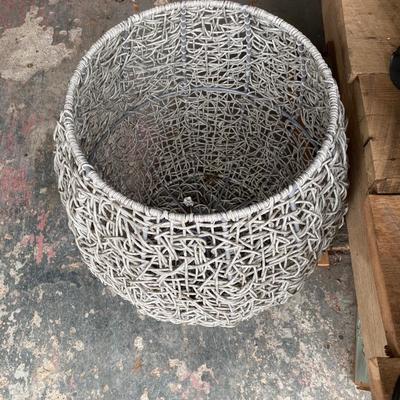 Spaghetti wrapped large Basket 16" high