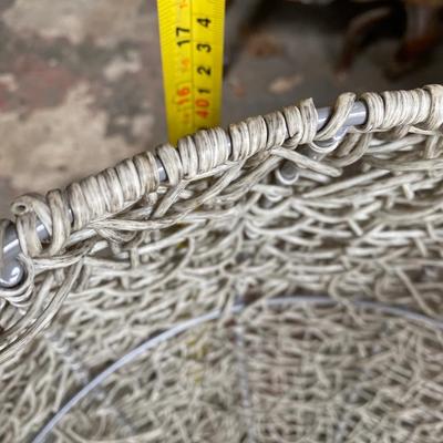 Spaghetti wrapped large Basket 16" high