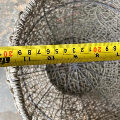 Spaghetti wrapped large Basket 16" high