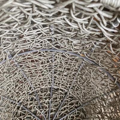 Spaghetti wrapped large Basket 16" high