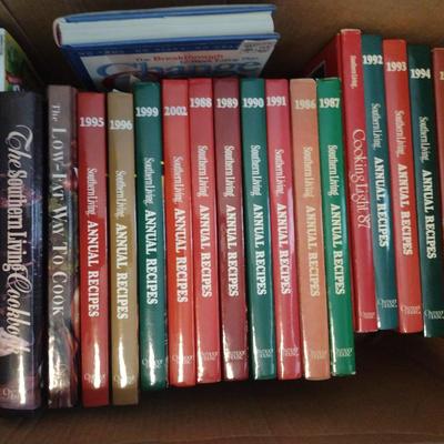 Assortment of Books- Southern Living Annual Recipes