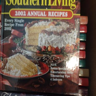 Assortment of Books- Southern Living Annual Recipes