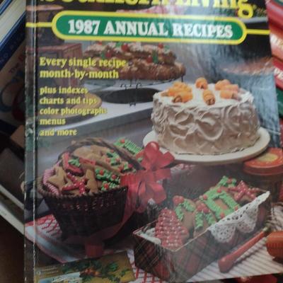 Assortment of Books- Southern Living Annual Recipes