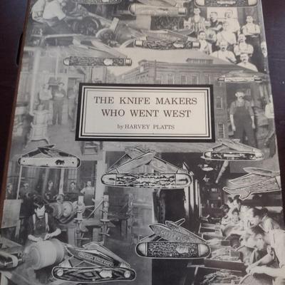 First Edition Hardback Copy of 'The Knife Makers Who Went West' by Harvey Platts and Two Official Price Guides