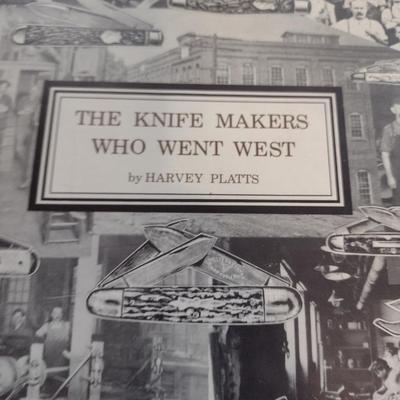 First Edition Hardback Copy of 'The Knife Makers Who Went West' by Harvey Platts and Two Official Price Guides