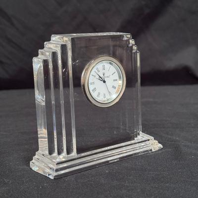 Waterford Metropolitan Crystal Desktop Clock (LR-DZ)
