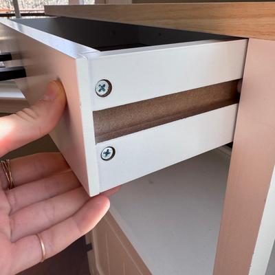 Rolling Kitchen Island w/ Single Door Cabinet (K-DZ)