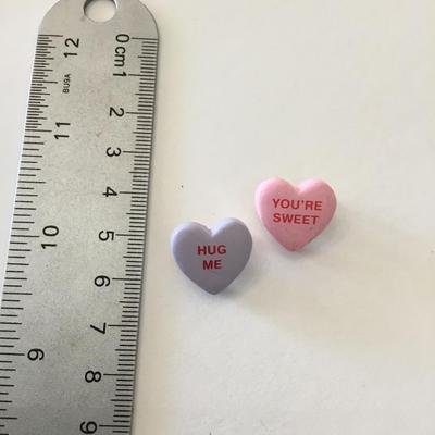 Conversation hearts pins