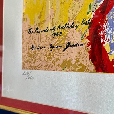 Art - Leroy Neiman - President's Birthday Party - Limited Serigraph 329/600