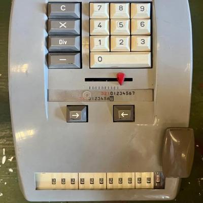 Vintage Bohn Contex Adding Machine