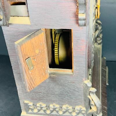 LOT 226: Antique Mechanical Mantel Cuckoo Clock