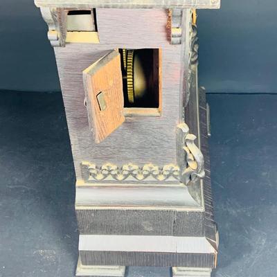 LOT 226: Antique Mechanical Mantel Cuckoo Clock