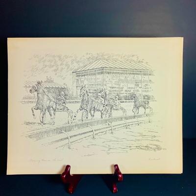 LOT 228: Collection of 11 Different Tony Oswald Equestrian Prints