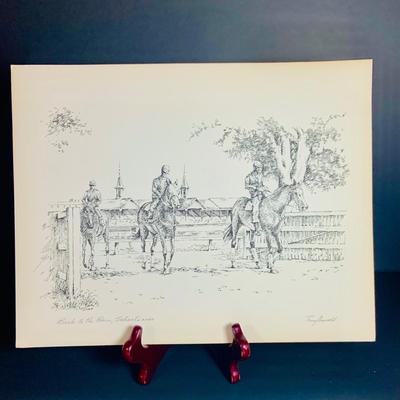 LOT 228: Collection of 11 Different Tony Oswald Equestrian Prints