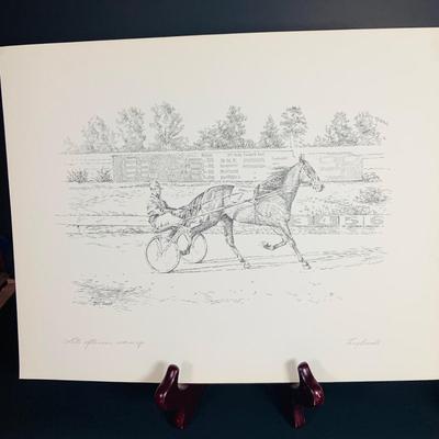 LOT 228: Collection of 11 Different Tony Oswald Equestrian Prints