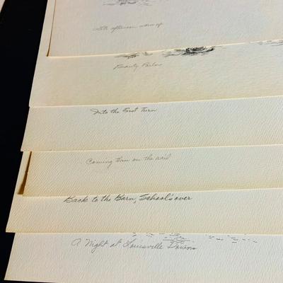 LOT 228: Collection of 11 Different Tony Oswald Equestrian Prints