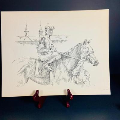 LOT 228: Collection of 11 Different Tony Oswald Equestrian Prints