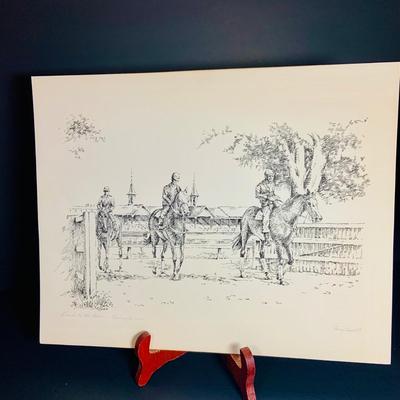 LOT 229: Collection of 11 Different Tony Oswald Equestrian Prints