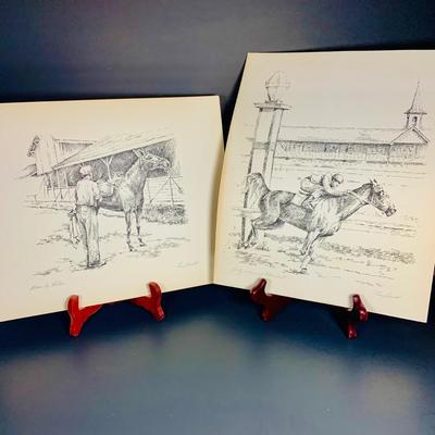 LOT 229: Collection of 11 Different Tony Oswald Equestrian Prints