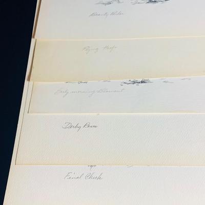 LOT 229: Collection of 11 Different Tony Oswald Equestrian Prints