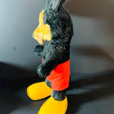 LOT 235: Disney Collections Featuring Mickey and Minnie Mouse Plushes Both Vintage and Contemporary, a Vintage Donald Duck Toy Xylophone...