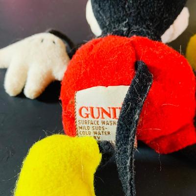 LOT 235: Disney Collections Featuring Mickey and Minnie Mouse Plushes Both Vintage and Contemporary, a Vintage Donald Duck Toy Xylophone...