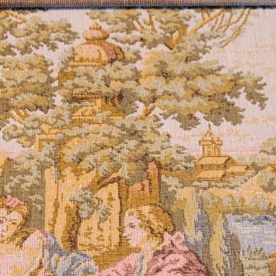 LOT 242: Vintage Victorian Inspired Needle Work Wall Art