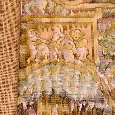 LOT 242: Vintage Victorian Inspired Needle Work Wall Art