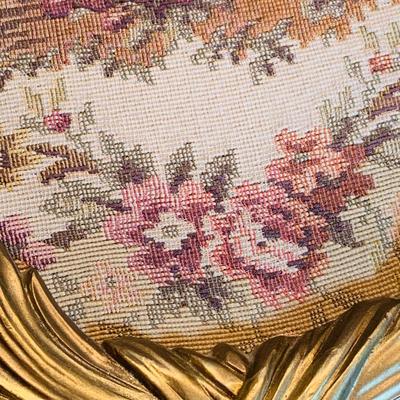 LOT 242: Vintage Victorian Inspired Needle Work Wall Art