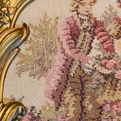 LOT 242: Vintage Victorian Inspired Needle Work Wall Art