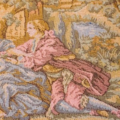 LOT 242: Vintage Victorian Inspired Needle Work Wall Art