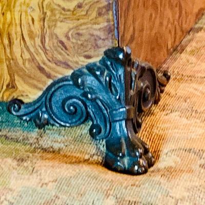 LOT 243: Antique Wood Faux Marble Seth Thomas Mechanical Mantle Clock