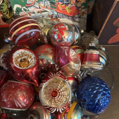 LOT 271: Vintage Christmas: Ornaments, Little Golden Books & Cookie Cutters