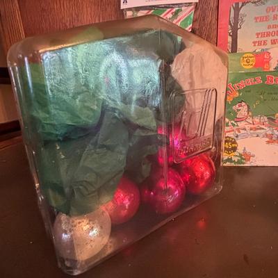 LOT 271: Vintage Christmas: Ornaments, Little Golden Books & Cookie Cutters