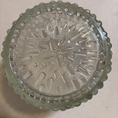 LOT 272: Elegant Crystal Collection: Waterford, Lenox, Atlas Blue Swirl Glass Serving Bowl, Water Goblets w/Black Glass Base, Black Glass...