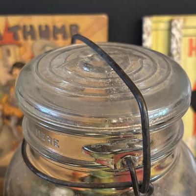 LOT 274: Marbles, Marbles & More Marbles, Vintage Little Golden Books, Vinyl/Pleather Blue Dog & Bear