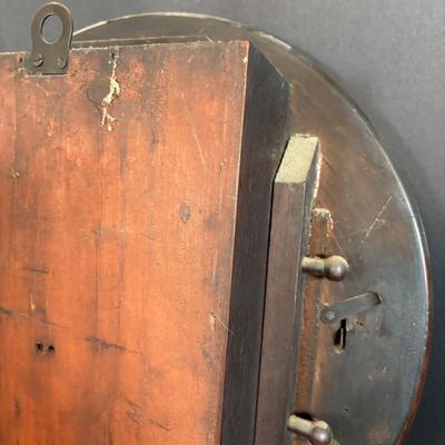 LOT 280: Antique Wall Clock w/Painted Face