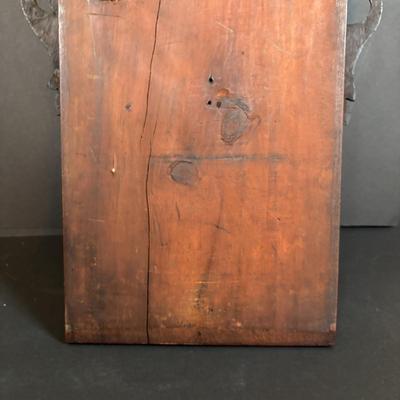 LOT 280: Antique Wall Clock w/Painted Face