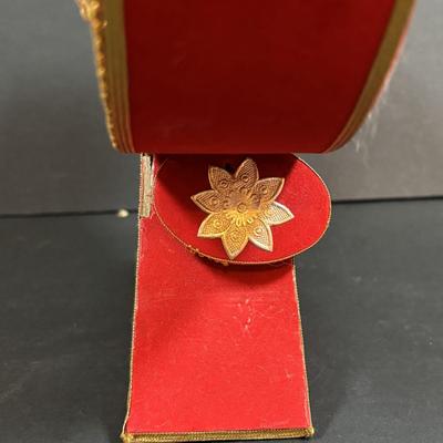 LOT 284: Vintage Christmas & More: Tin Light Reflectors, Ornaments, Clip-on Candle Holders, Schmid Bros Angel in Motion (works)...