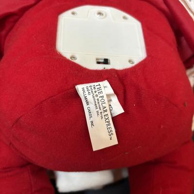 LOT 291: Macy's Christmas Snoopy, Hallmark Polar Express Santa. Hallmark Caroling Snowmen & Swingin" w/Snoopy