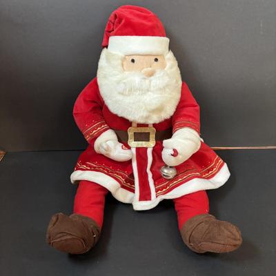 LOT 291: Macy's Christmas Snoopy, Hallmark Polar Express Santa. Hallmark Caroling Snowmen & Swingin" w/Snoopy